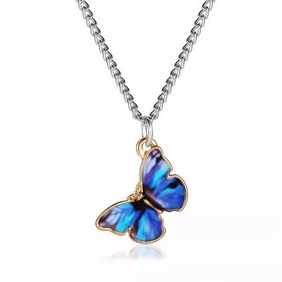 Pretty Purple butterfly Neck chain for women and girls.