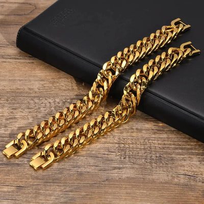 Gold Cuban Bracelet for Men