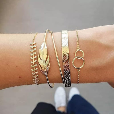 Stackable Bracelet Set For Women